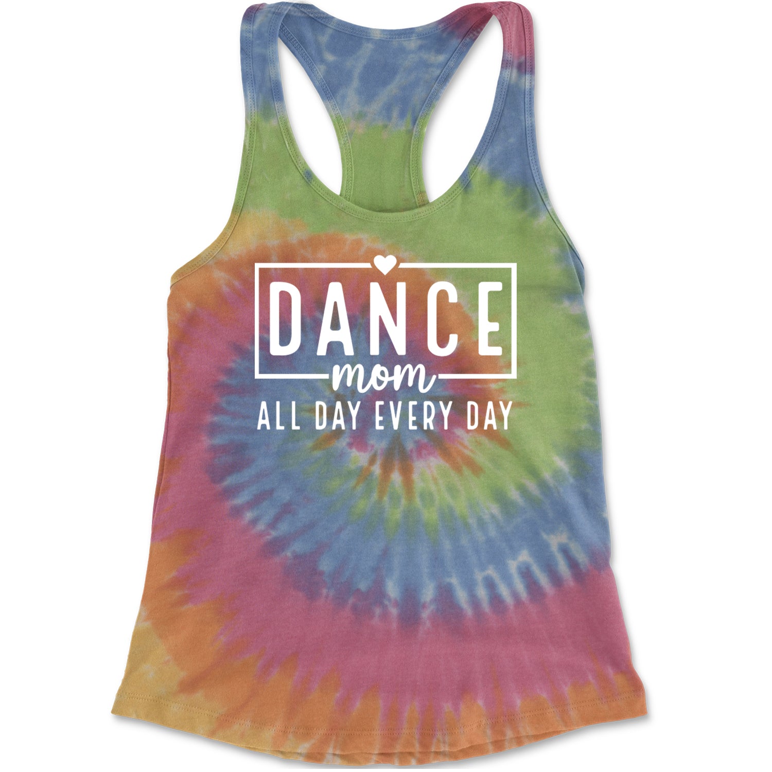 Dance Mom All Day Every Day Racerback Tank Top for Women Eternity