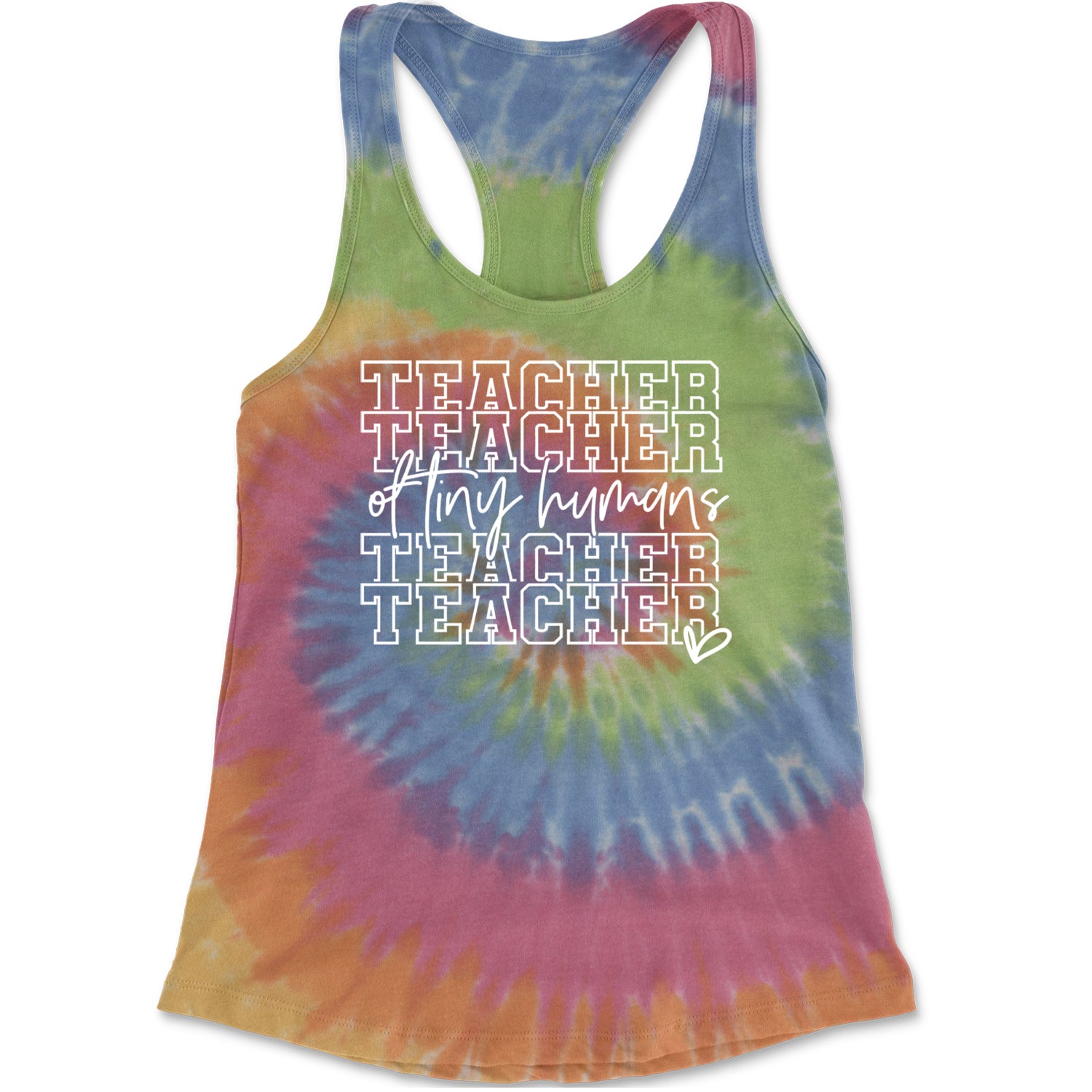 Teacher Of Tiny Humans Racerback Tank Top for Women Eternity