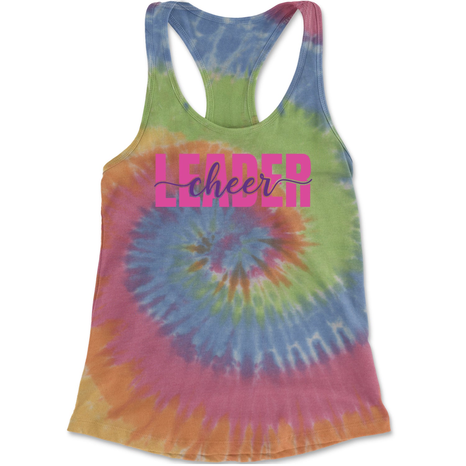 Cheerleader Script Style Racerback Tank Top for Women Eternity