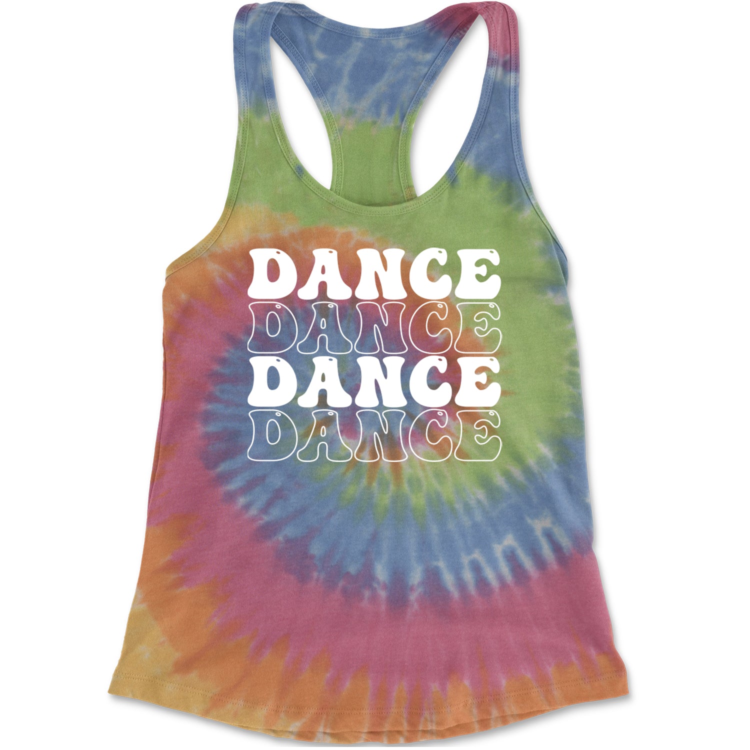 Dance Dance Dance Dance Racerback Tank Top for Women Eternity