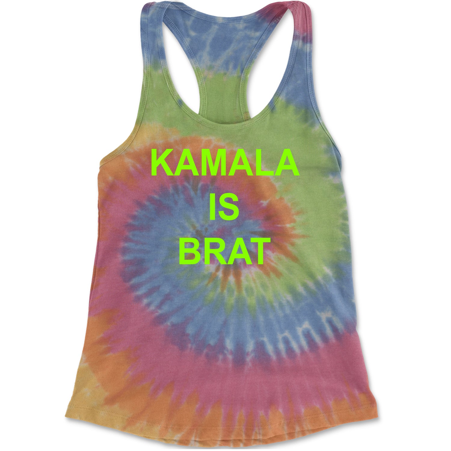 Kamala Is Brat - President Harris 2024 Racerback Tank Top for Women Eternity