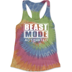 Activated Beast Mode Workout Gym Clothing Racerback Tank Top for Women Eternity