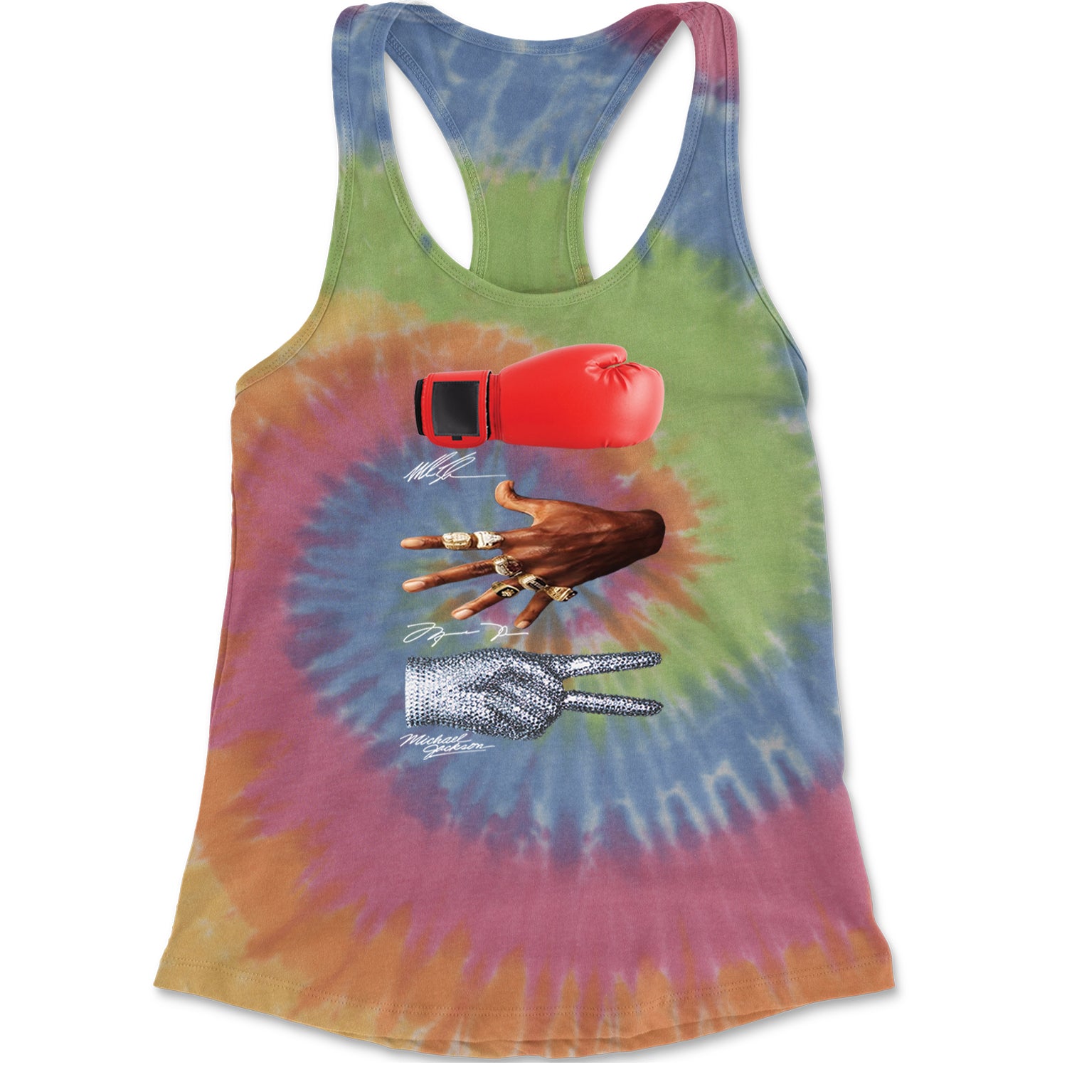 Tyson Jordan Jackson Iconic Michaels Racerback Tank Top for Women Eternity