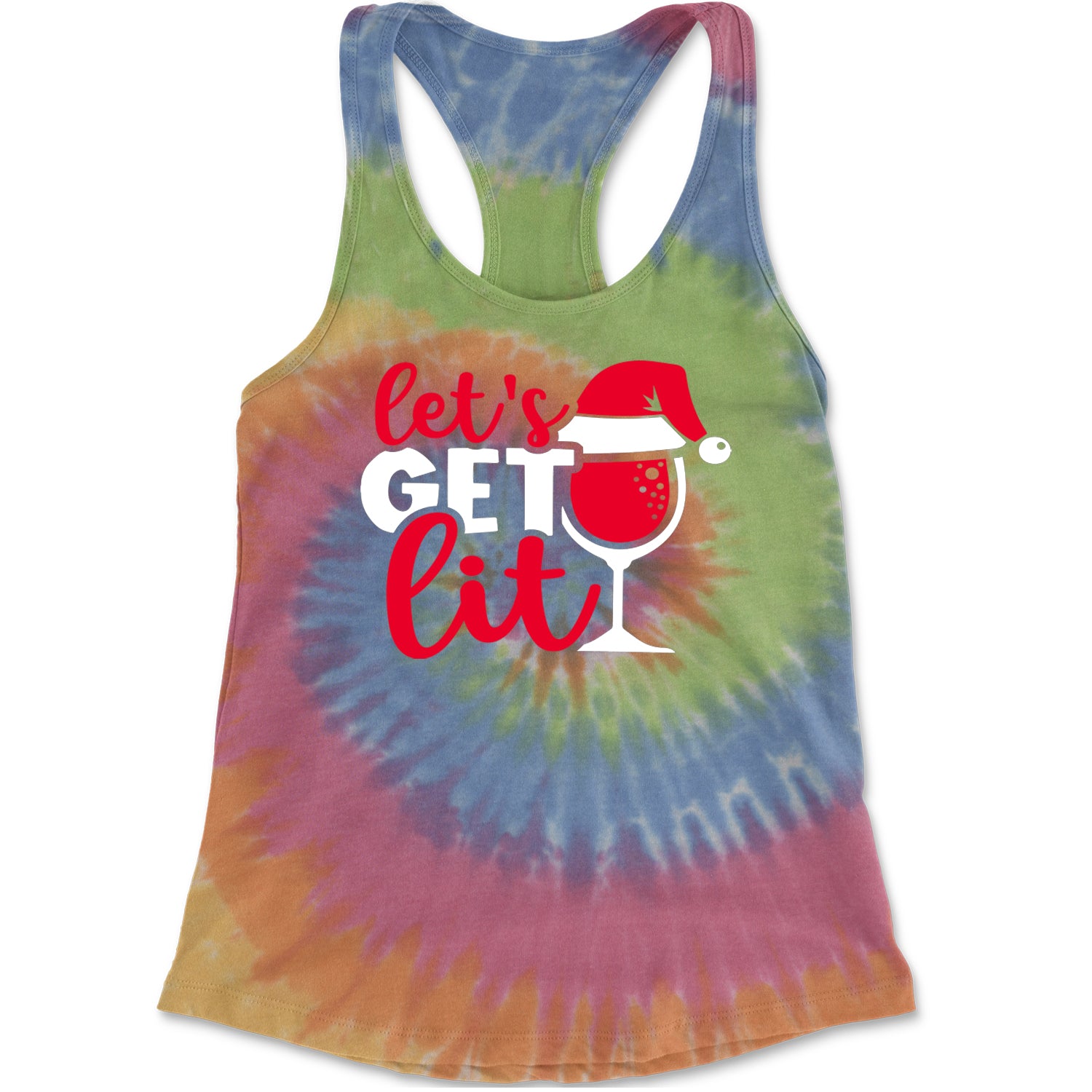 Let’s Get Lit Racerback Tank Top for Women Eternity