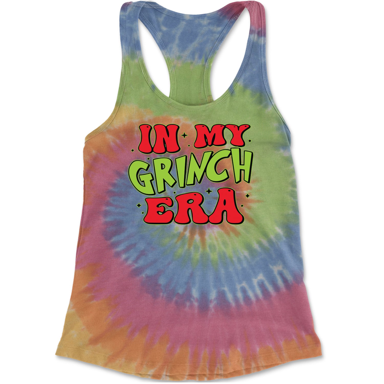 In My Gr-nch Era Jolly Merry Christmas Racerback Tank Top for Women Eternity