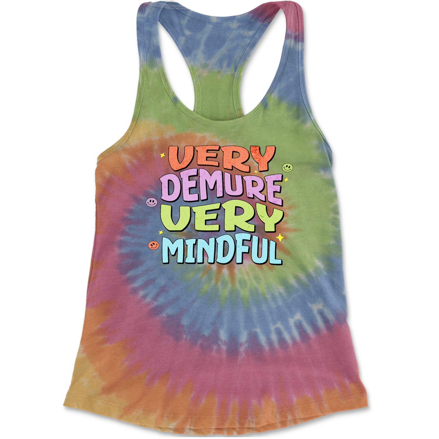 Very Demure, Very Mindful Racerback Tank Top for Women Eternity