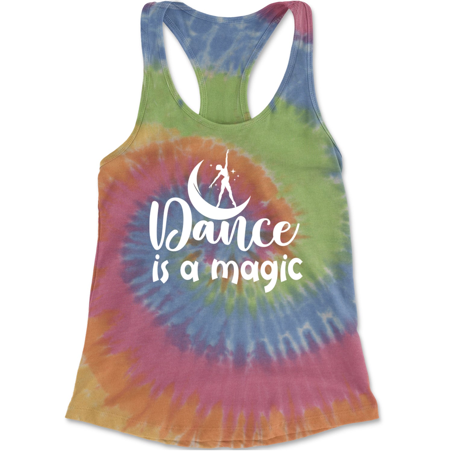 Dance Is Magic Racerback Tank Top for Women Eternity