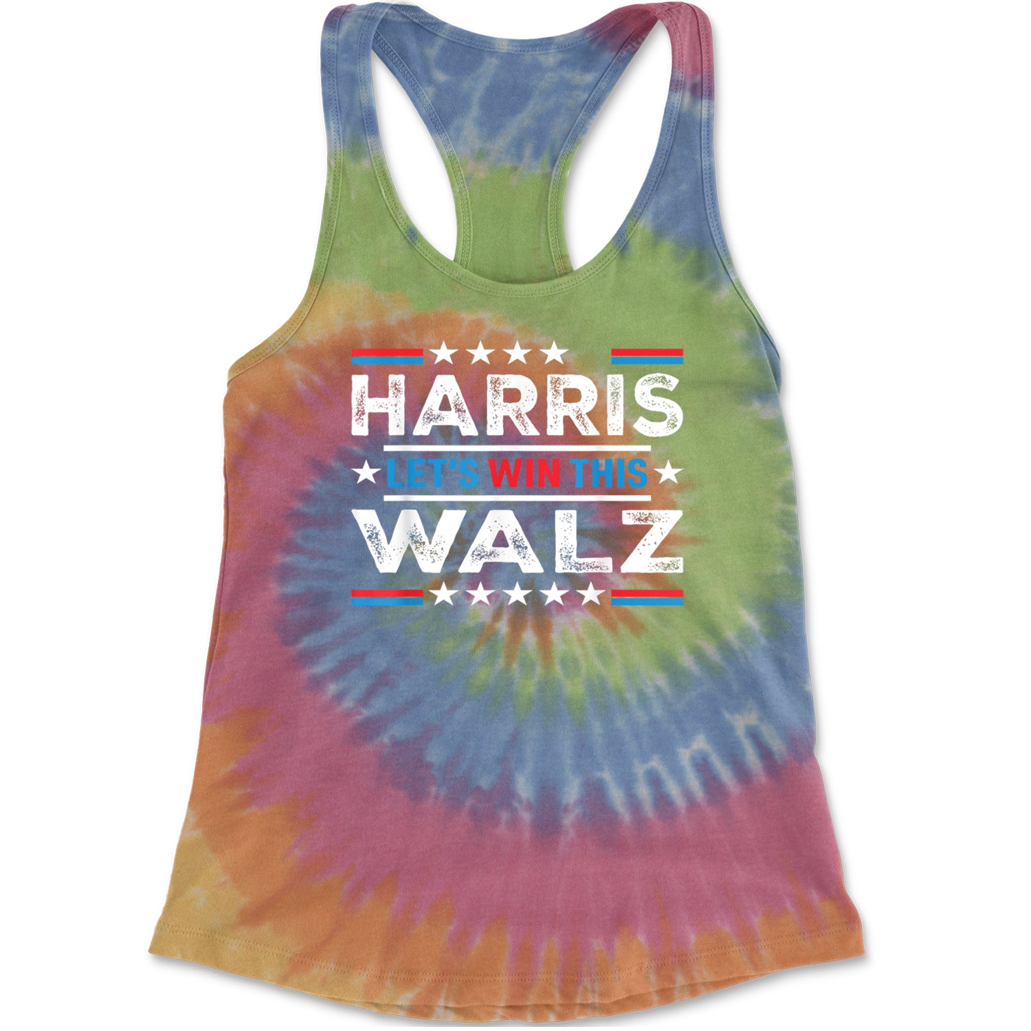 Kamala Harris and Tim Walz For President Racerback Tank Top for Women Eternity