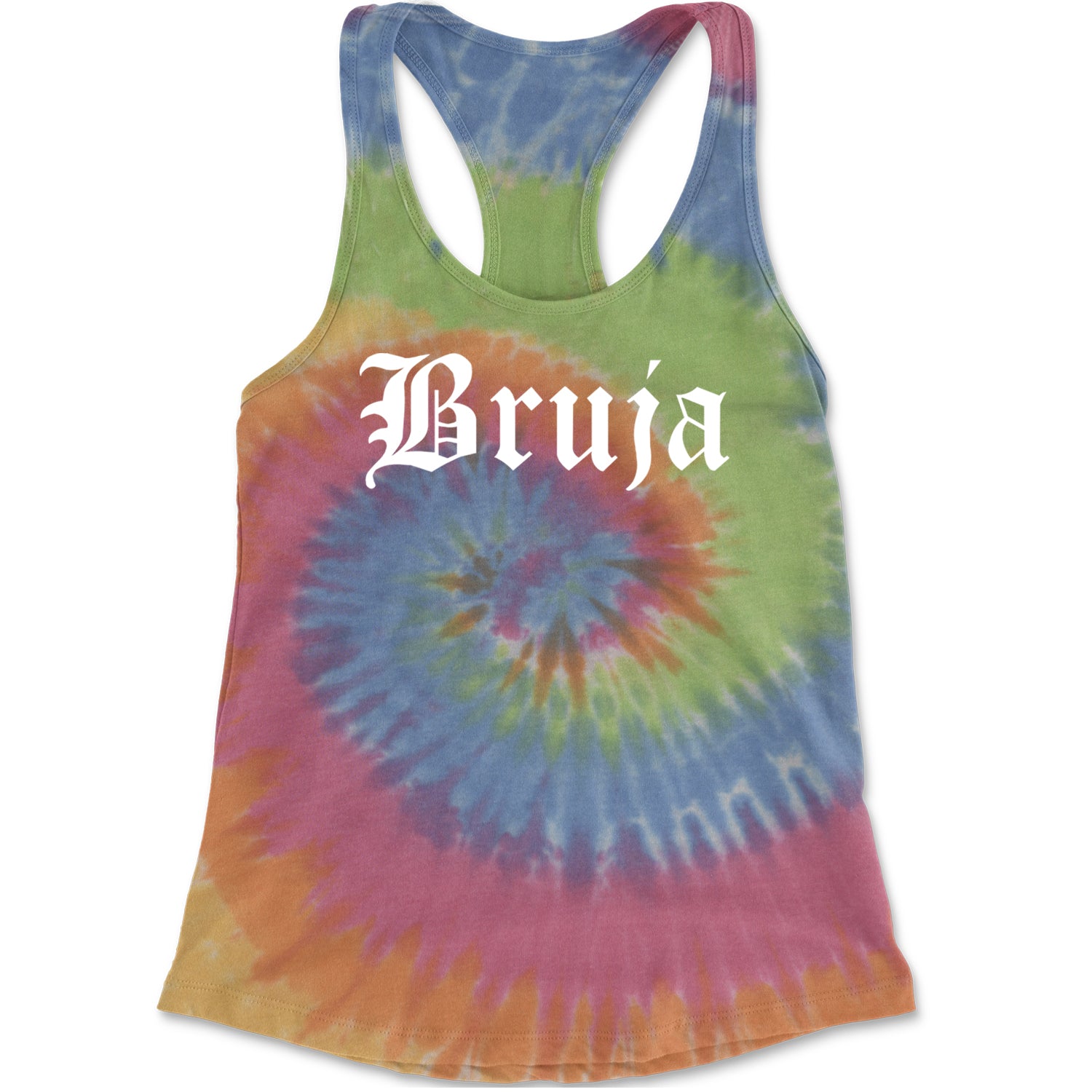 Bruja Gothic Spanish Witch Racerback Tank Top for Women Eternity