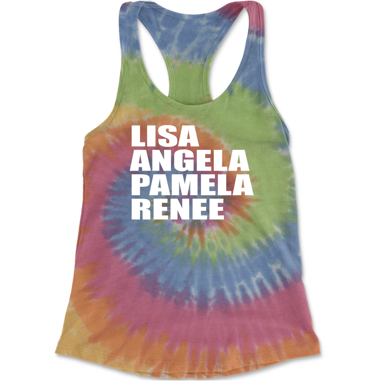 Lisa Angela Pamela Renee Around The Way Girl Racerback Tank Top for Women Eternity