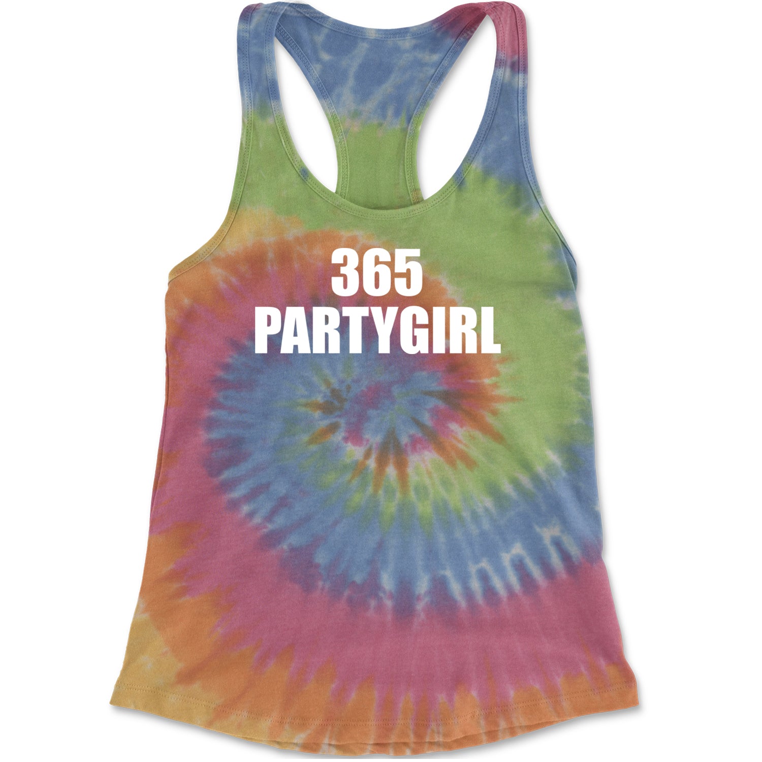 365 Party Girl Brat Girl Summer Racerback Tank Top for Women Eternity