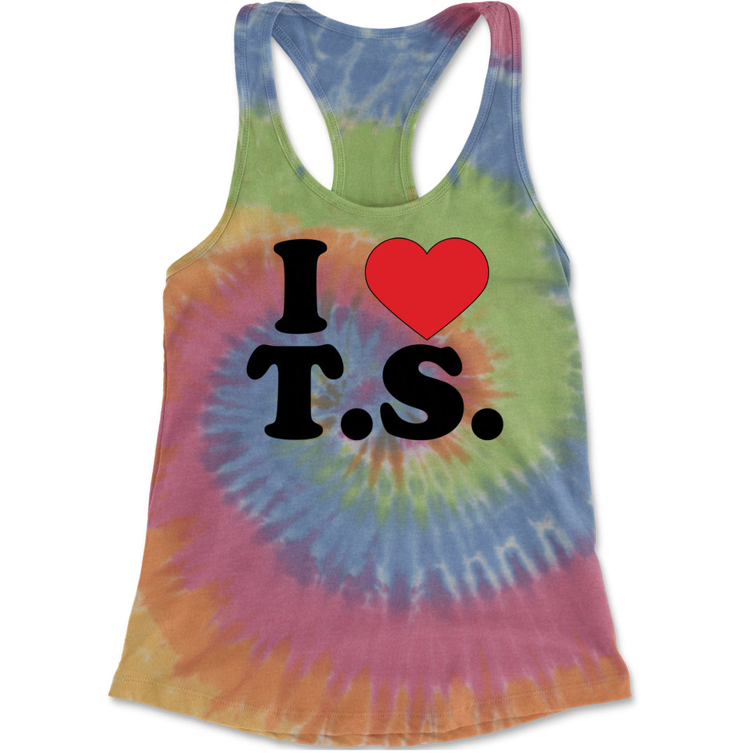 I Heart T.S. Concert Music Lover  Racerback Tank Top for Women Eternity