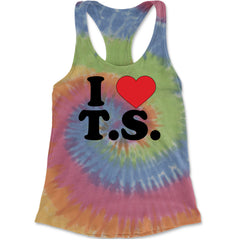 I Heart T.S. Concert Music Lover  Racerback Tank Top for Women Eternity
