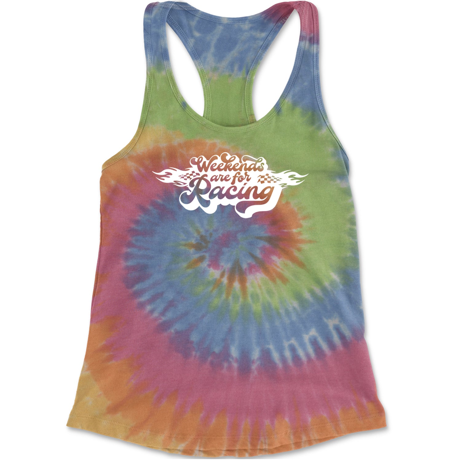 Weekends Are For Racing Racerback Tank Top for Women Eternity