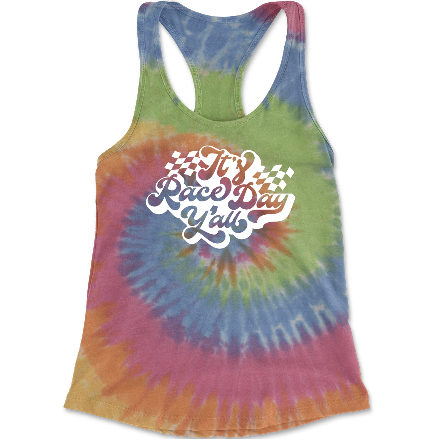 It's Race Day, Y'all Racerback Tank Top for Women Eternity