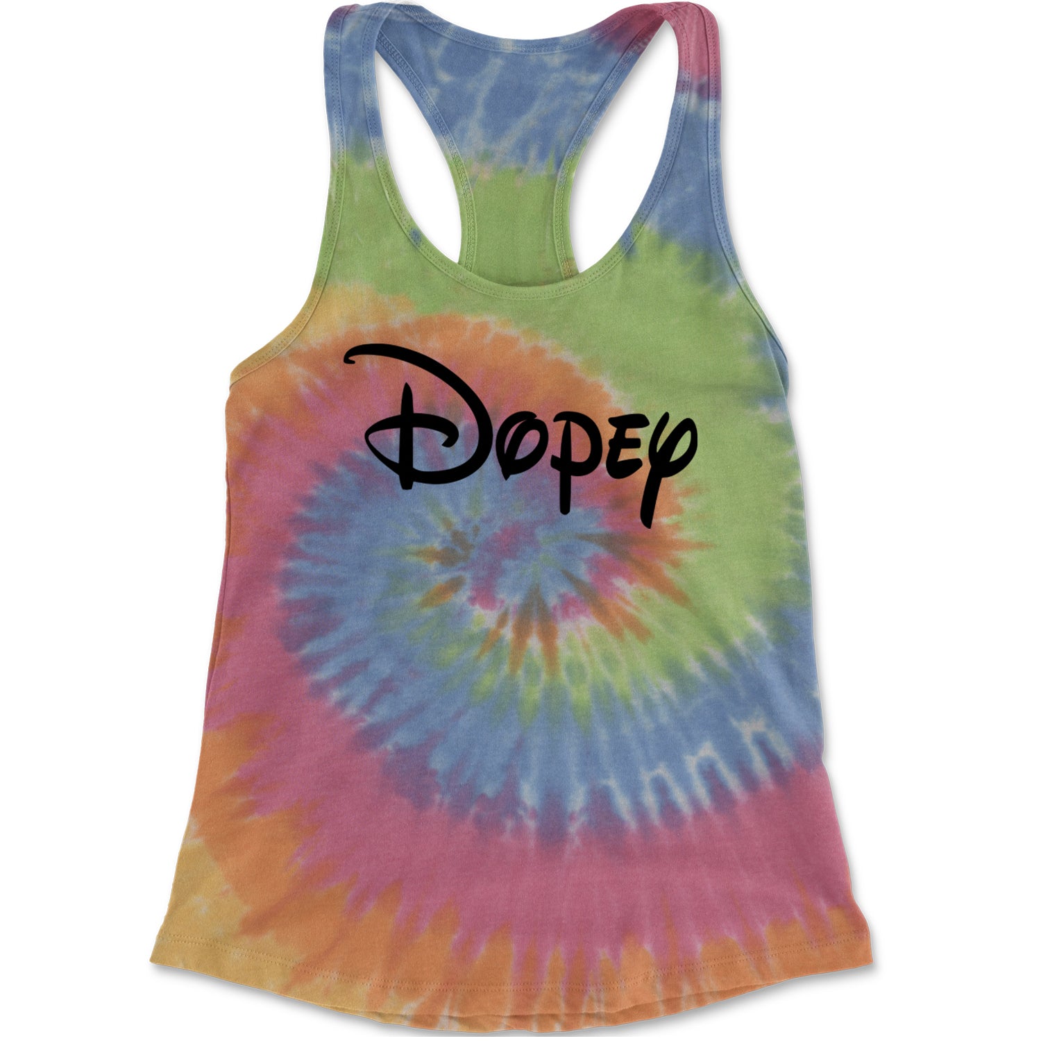 Dopey - 7 Dwarfs Costume Racerback Tank Top for Women Eternity