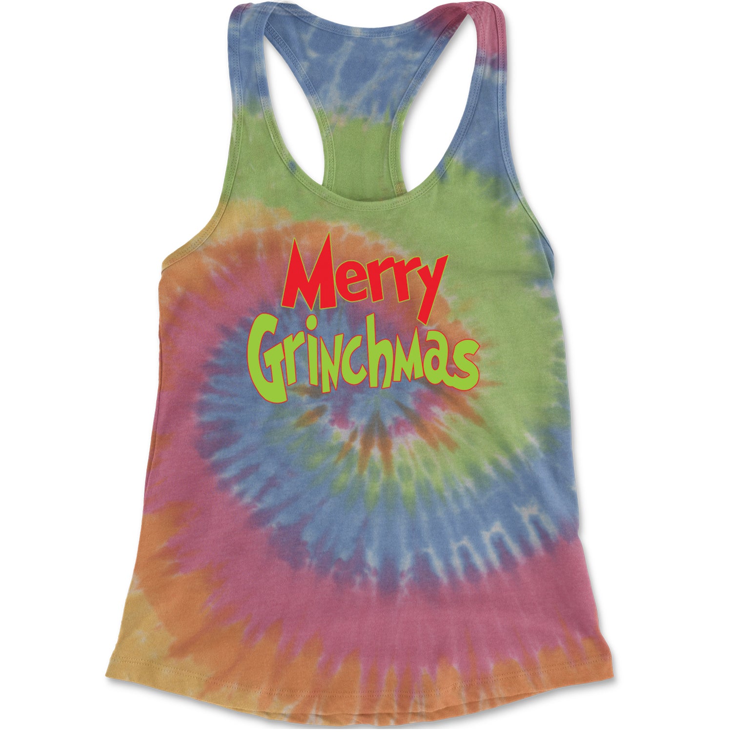 Merry Grinchmas Jolly Merry Christmas Racerback Tank Top for Women Eternity