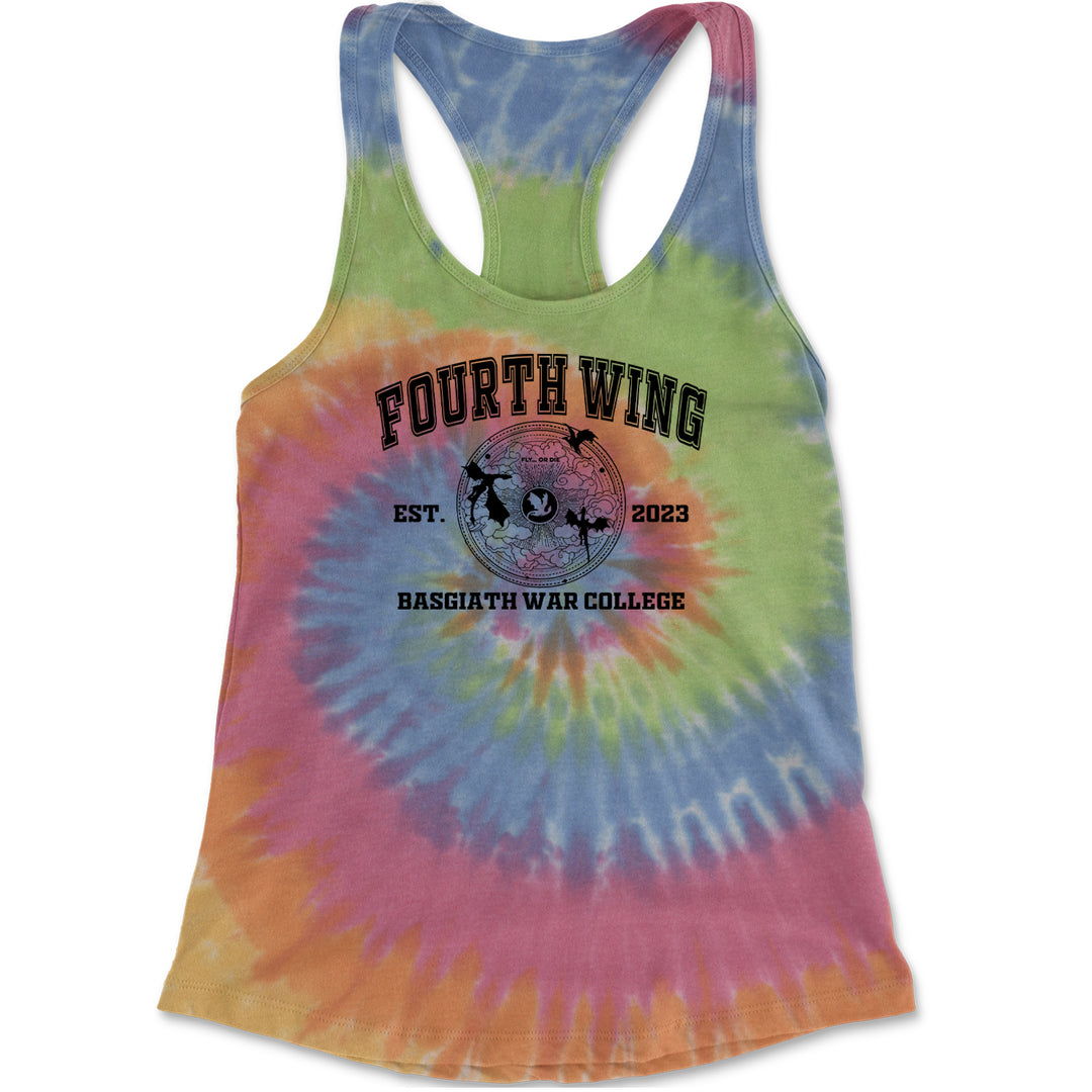 Fourth Wing Basgiath War College Racerback Tank Top for Women Eternity
