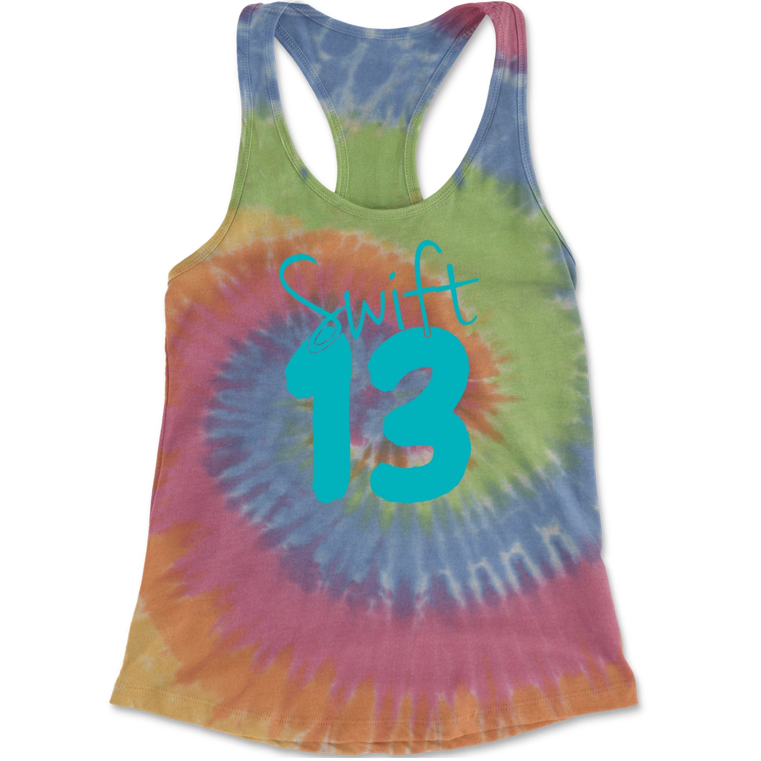 13 Swift 13 Lucky Number Era TTPD Racerback Tank Top for Women Eternity