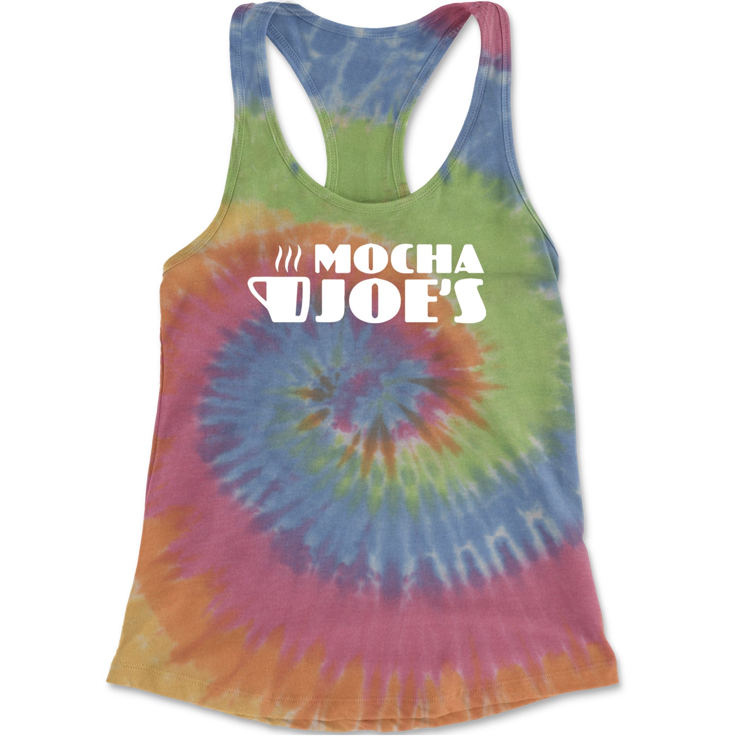 Mocha Joe's Enthusiastic Coffee Racerback Tank Top for Women Eternity