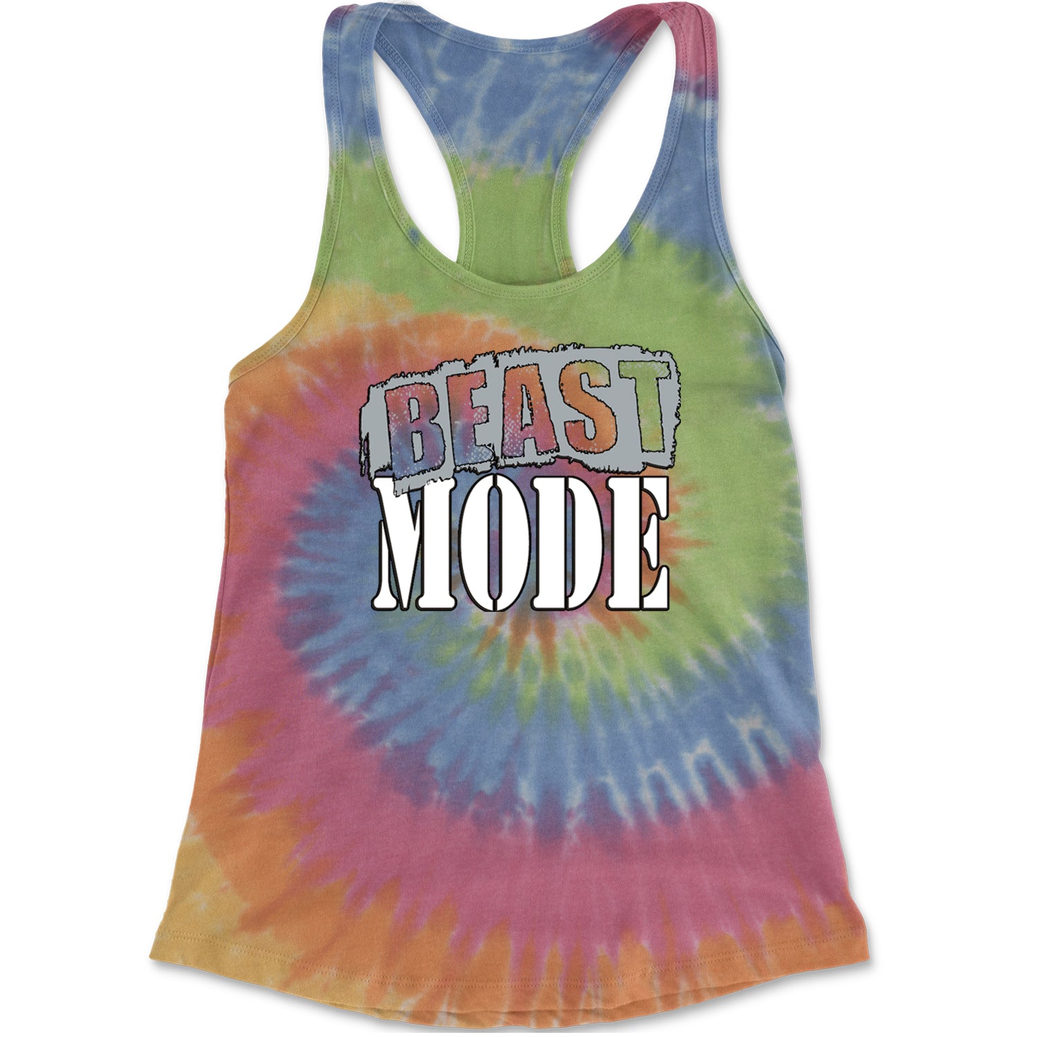 Beast Mode Training Gym Workout Racerback Tank Top for Women Eternity