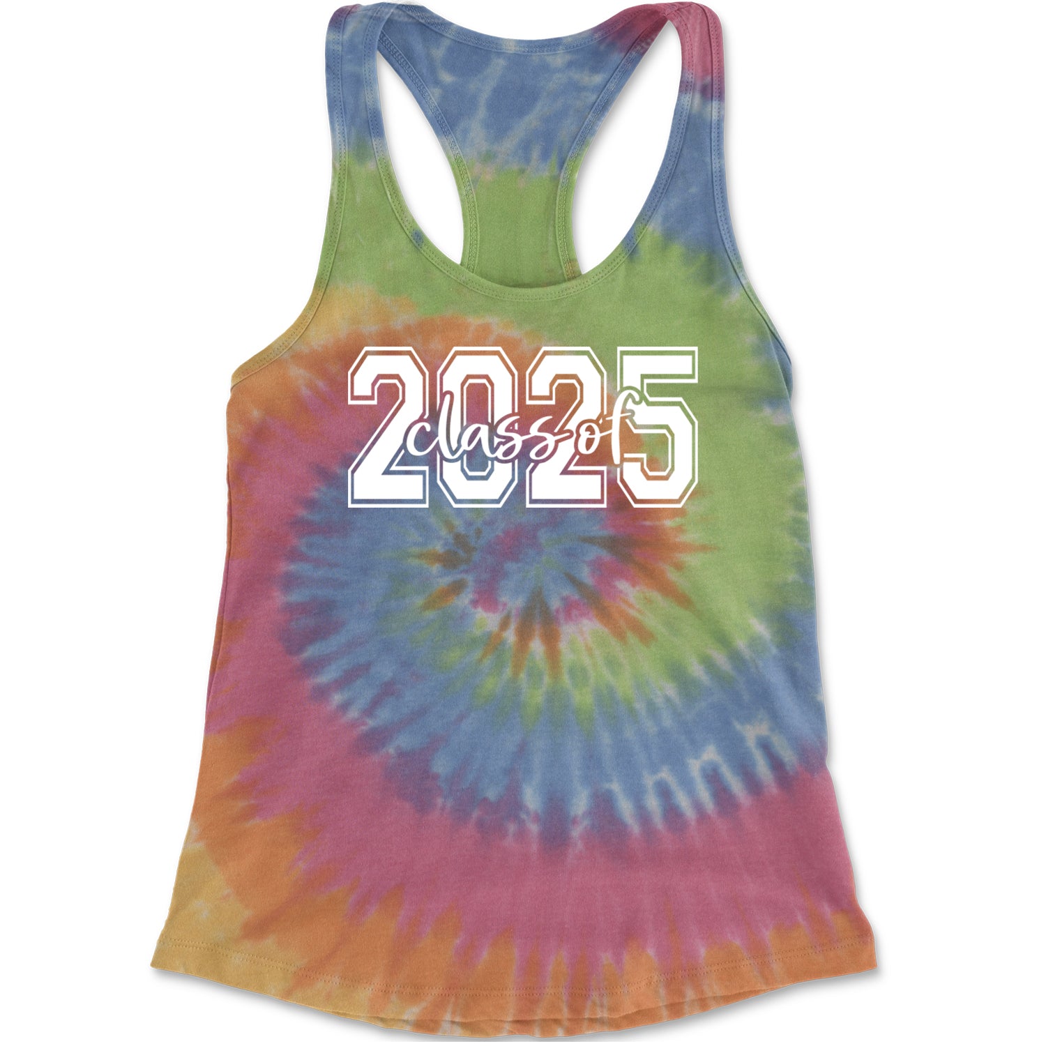 Class Of 2025 Graduation Racerback Tank Top for Women Eternity