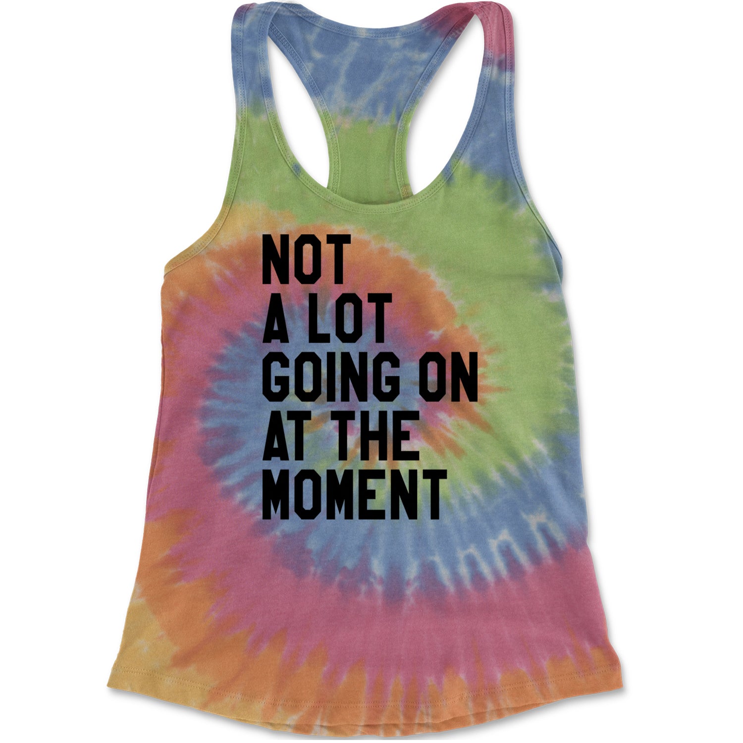 NOT A Lot Going On At The Moment Feeling 22 TTPD Racerback Tank Top for Women Eternity