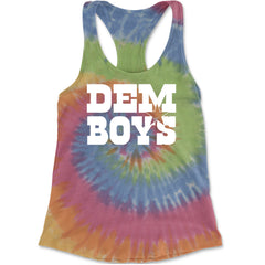 Dem Boys Dallas Football Racerback Tank Top for Women Eternity
