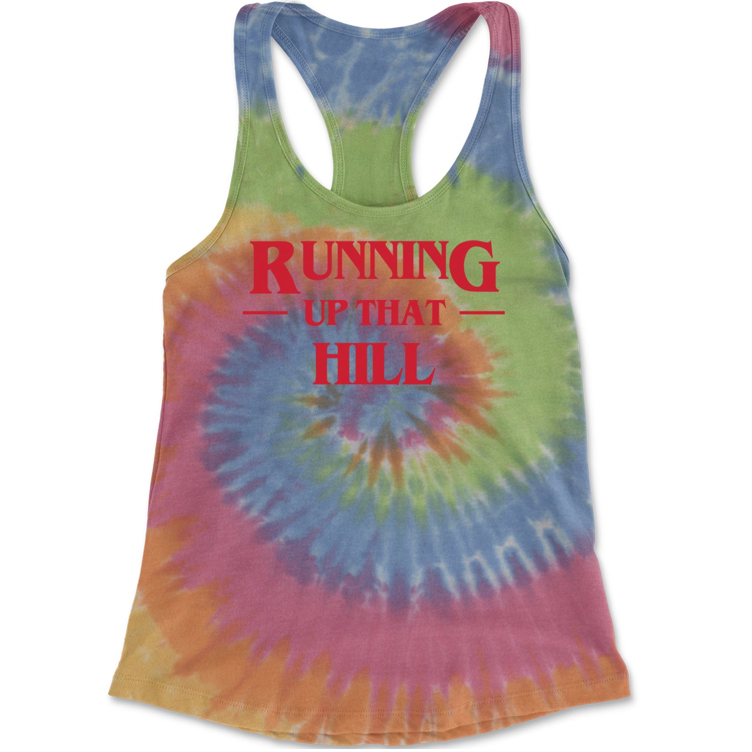 Running Up That Hill Racerback Tank Top for Women Eternity