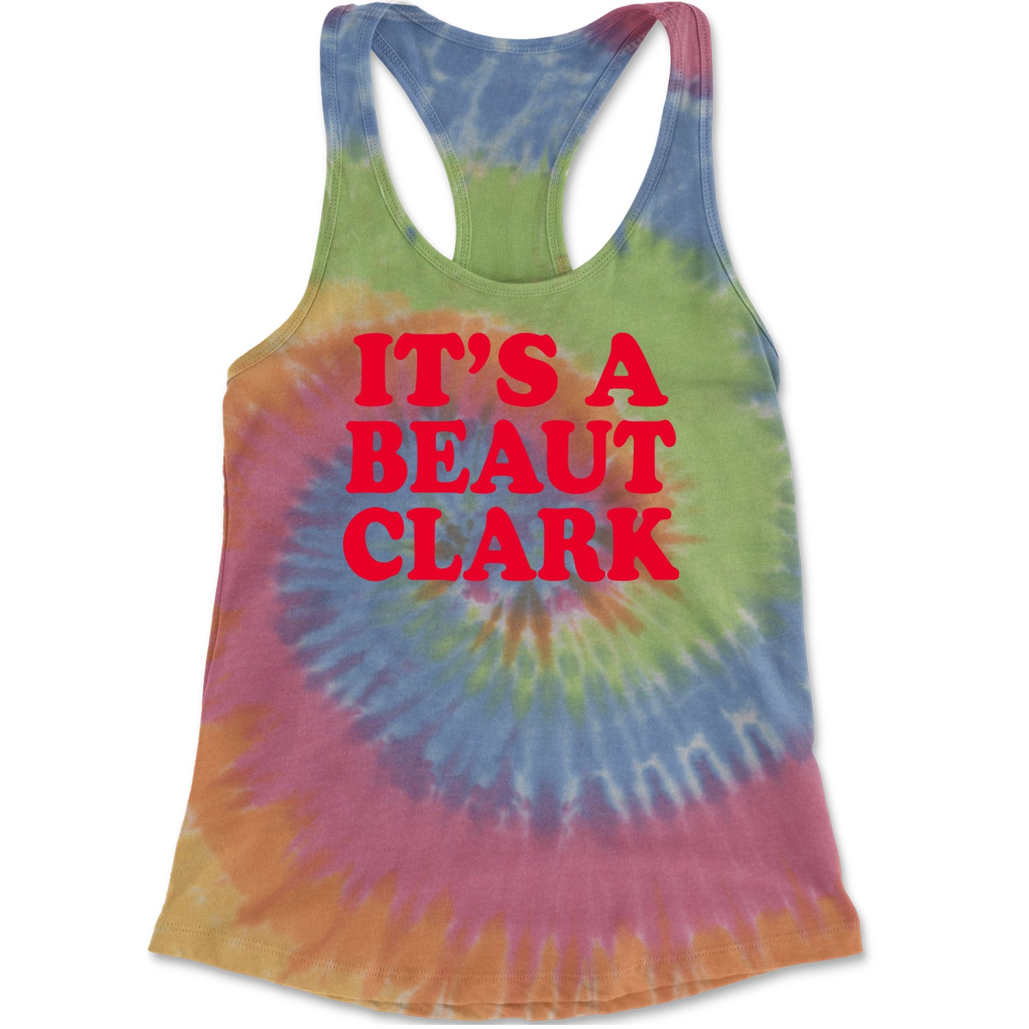 It's a Beaut Clark Festive Christmas Racerback Tank Top for Women Eternity