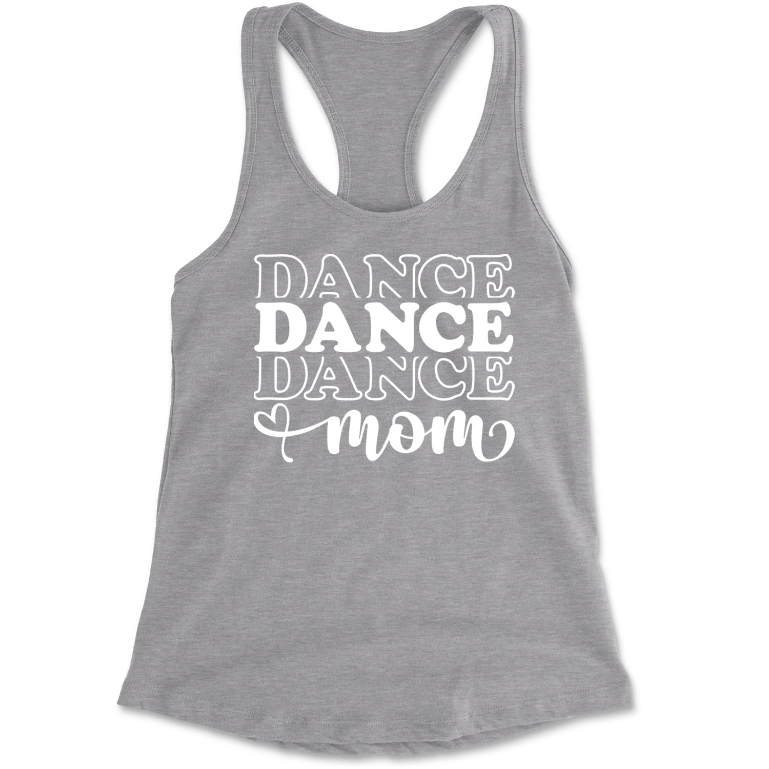 Dance Mom Racerback Tank Top for Women Black