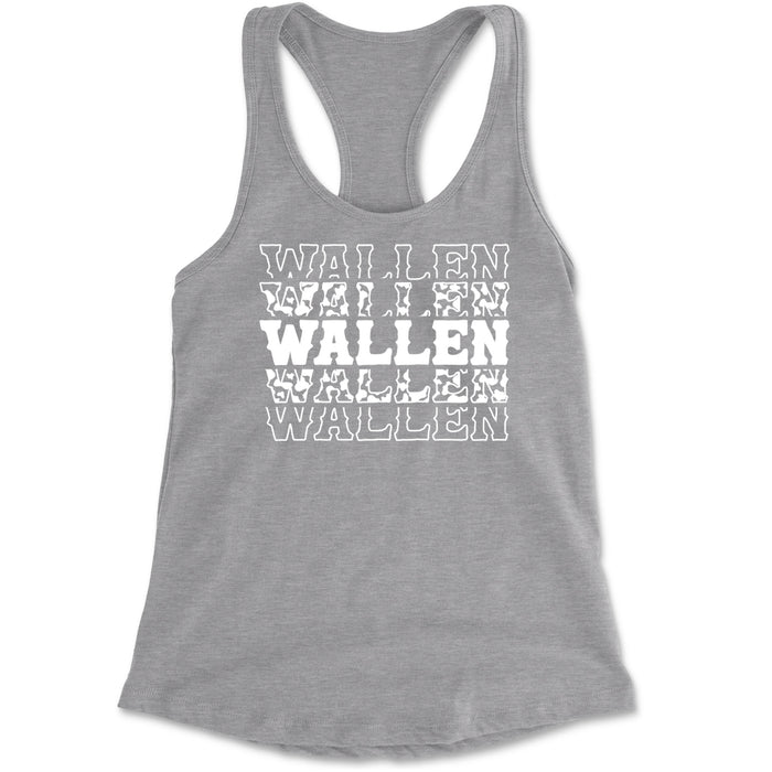 Wallen Country Music Western Racerback Tank Top for Women