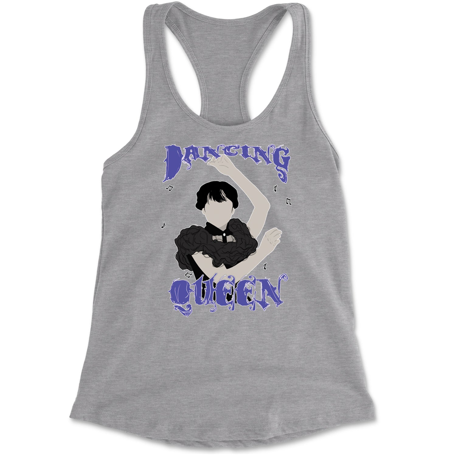 Wednesday Dancing Queen Racerback Tank Top for Women Black