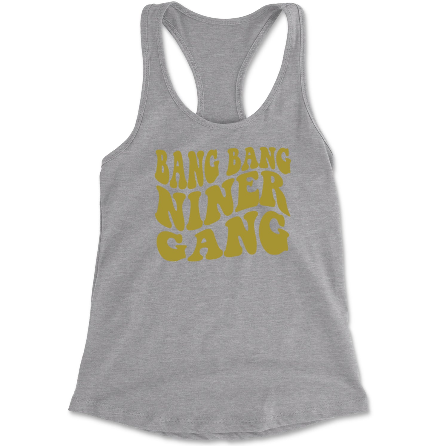 WAVE Bang Bang Nin-r Gang San Francisco Racerback Tank Top for Women Black