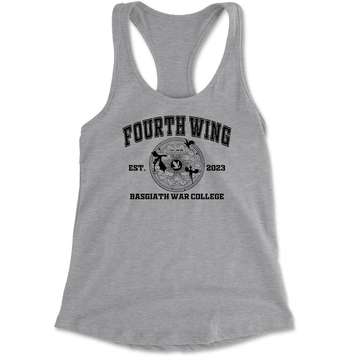 Fourth Wing Basgiath War College Racerback Tank Top for Women