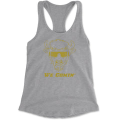 We Coming Coach Prime Colorado Racerback Tank Top for Women Heather Grey