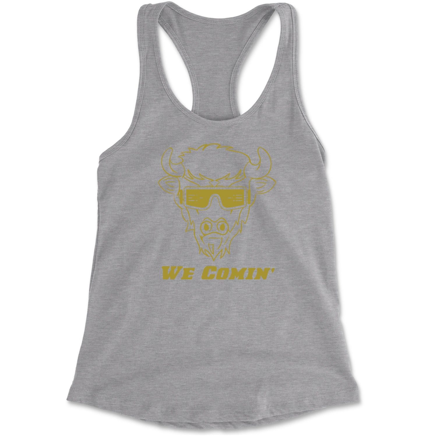 We Coming Coach Prime Colorado Racerback Tank Top for Women Black