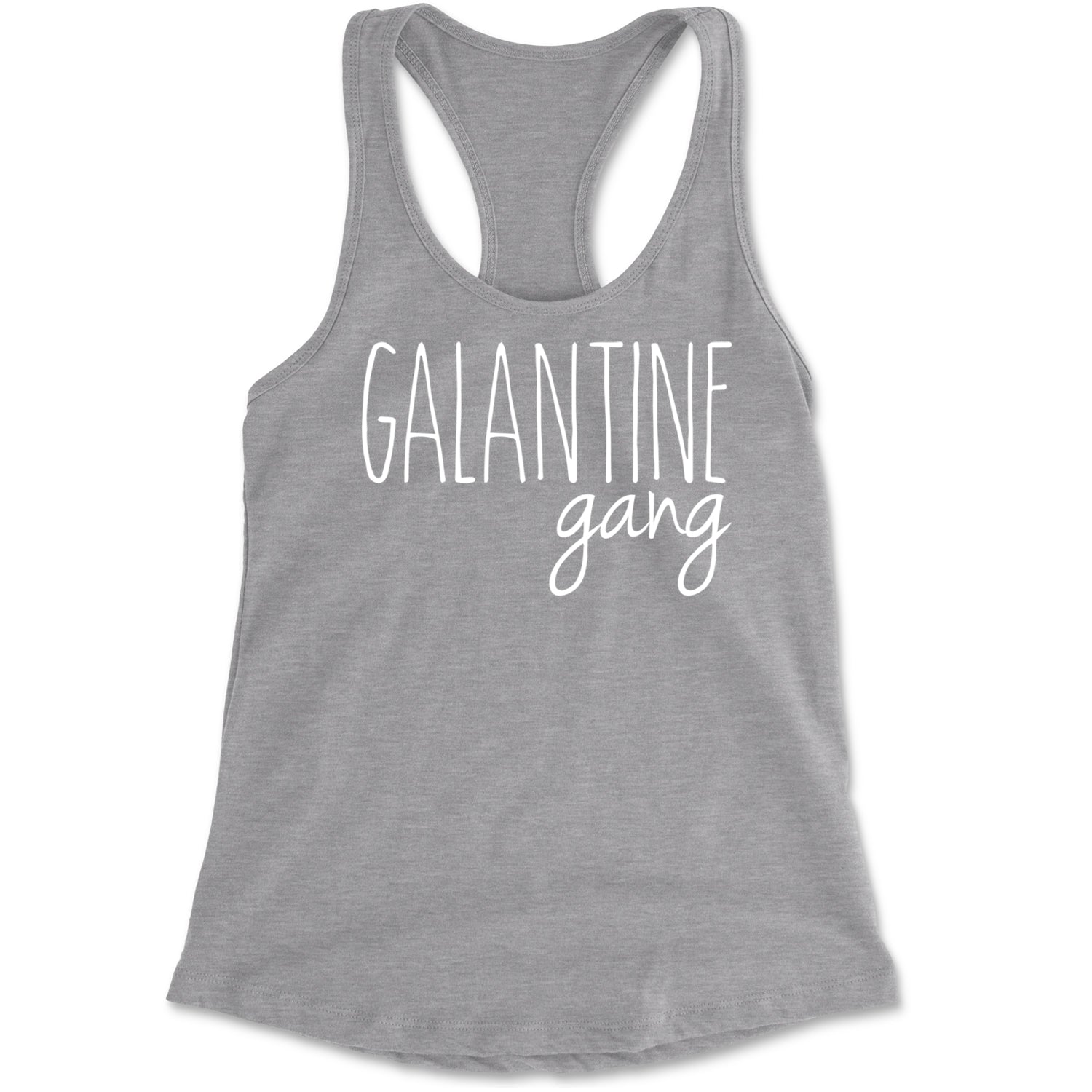 Galentine Gang Valentine's Shirt Racerback Tank Top for Women Black