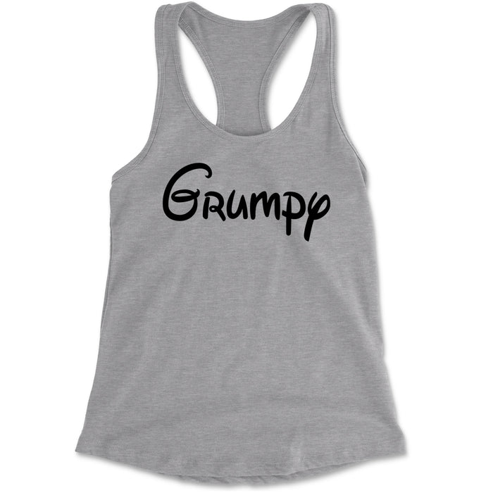 Grumpy - 7 Dwarfs Costume Racerback Tank Top for Women
