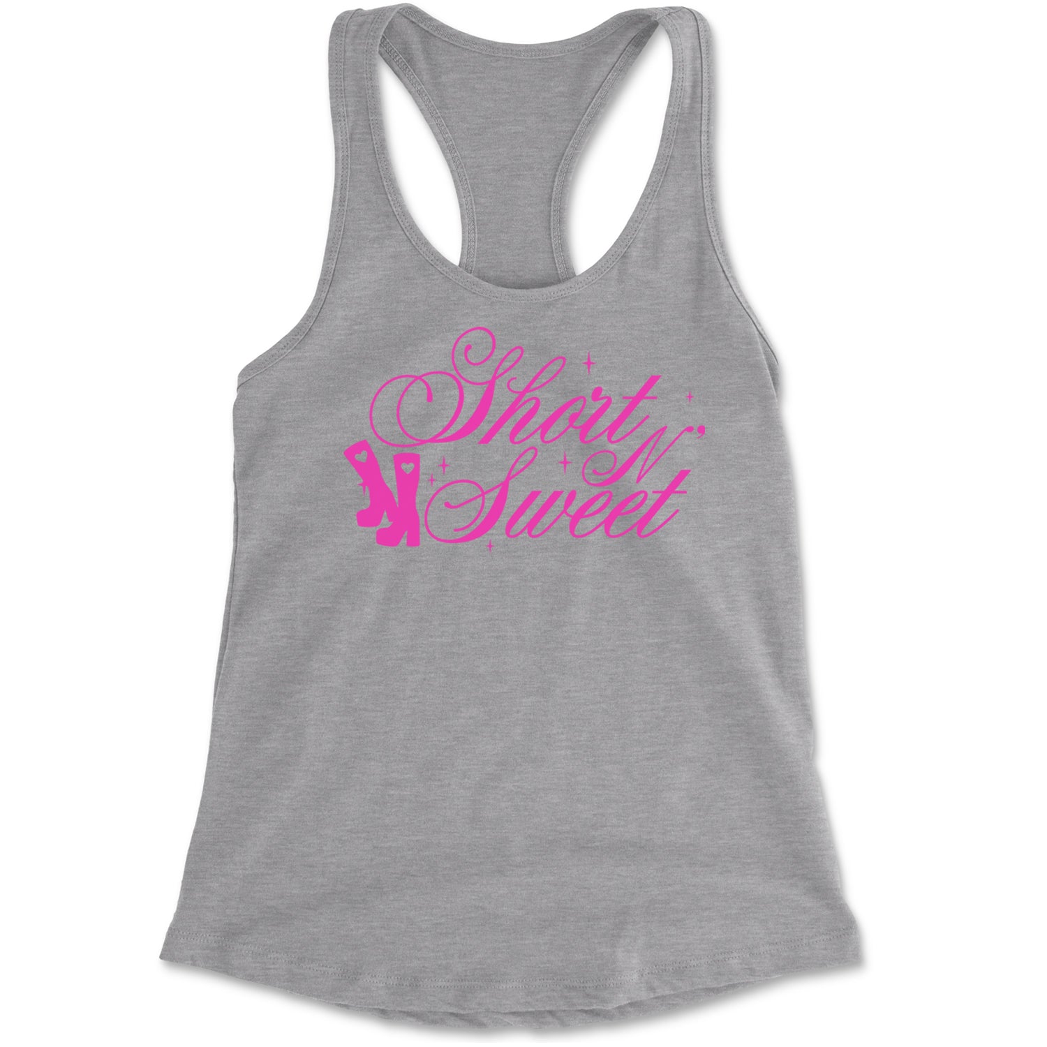 Boots Short N' Sweet Racerback Tank Top for Women Heather Grey