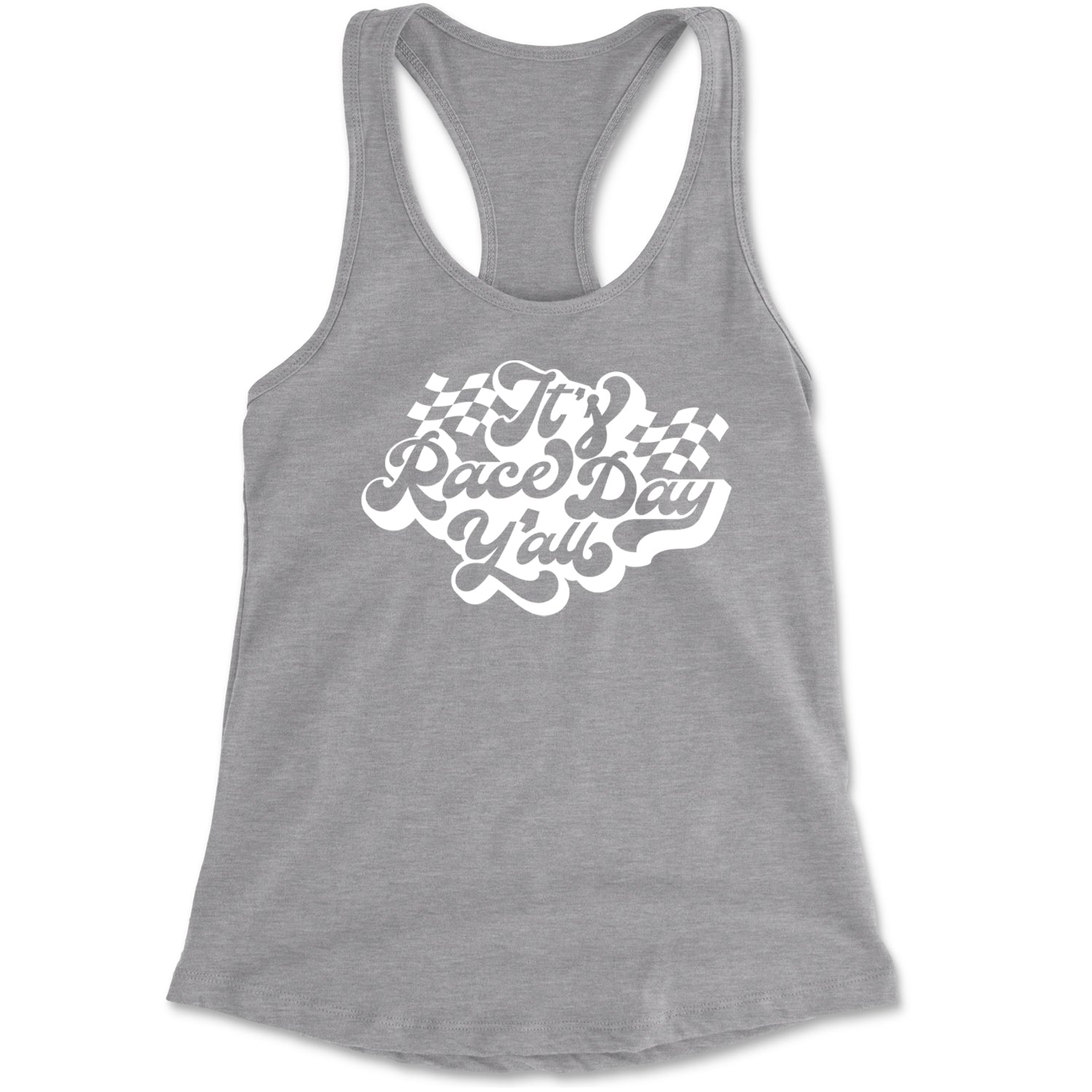 It's Race Day, Y'all Racerback Tank Top for Women Black