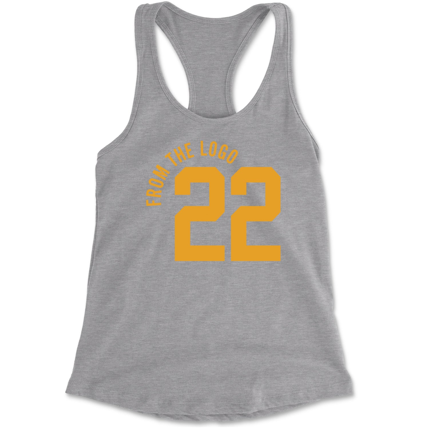 From The Logo #22 Basketball Racerback Tank Top for Women Black