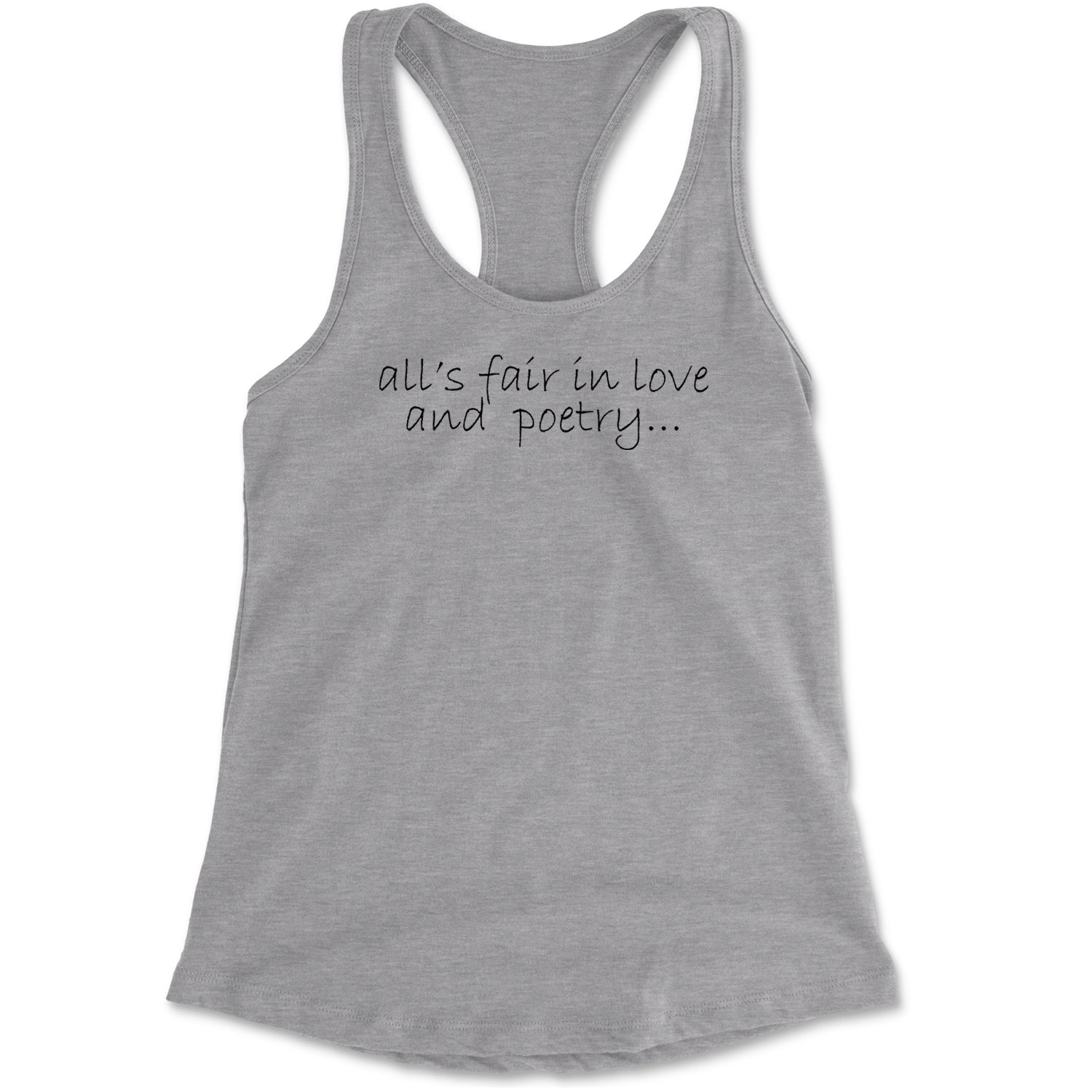 All's Fair In Love And Poetry TTPD Poets Department Racerback Tank Top for Women Cotton Candy