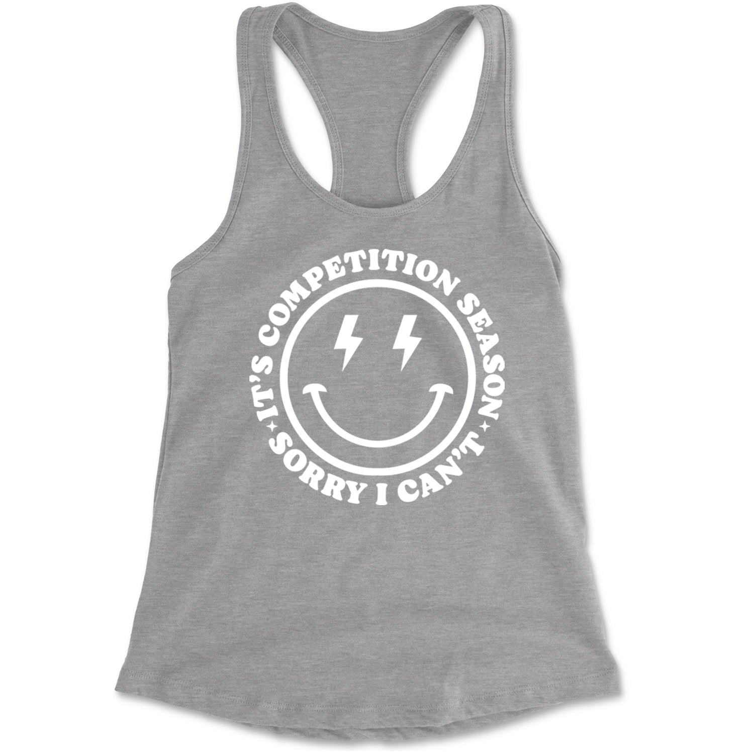 Sorry I Can't, It's Competition Season Racerback Tank Top for Women Black