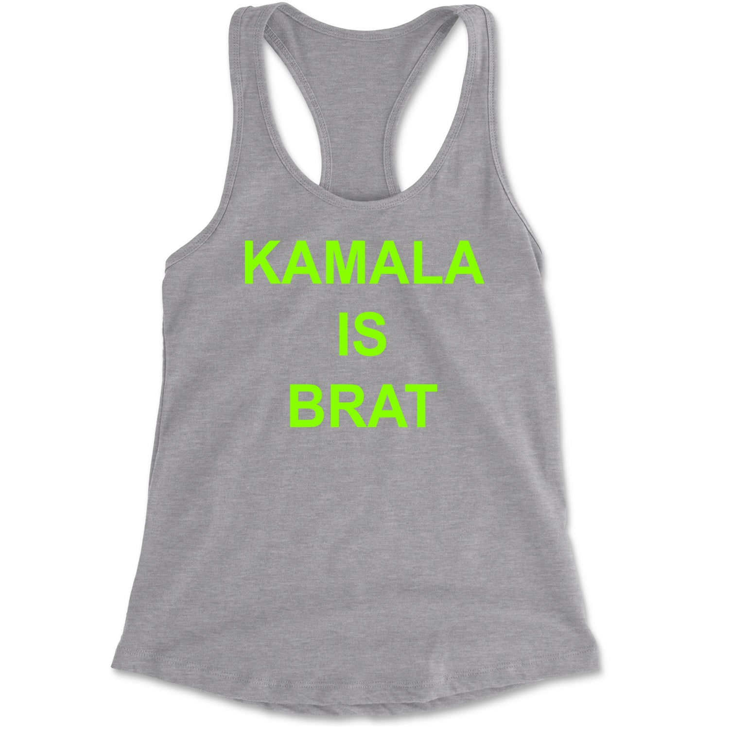 Kamala Is Brat - President Harris 2024 Racerback Tank Top for Women Black