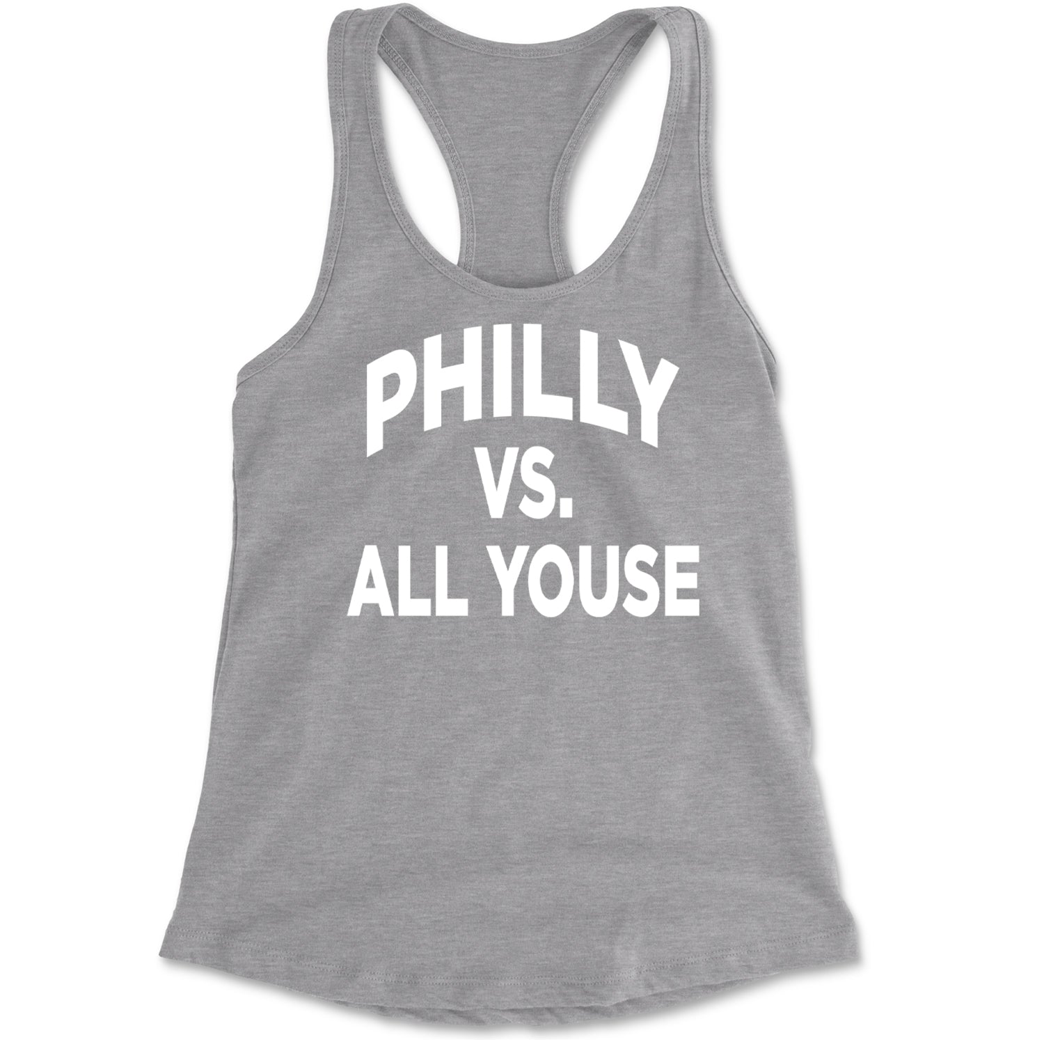 Philly Vs. All Youse Philly Thing Racerback Tank Top for Women Black