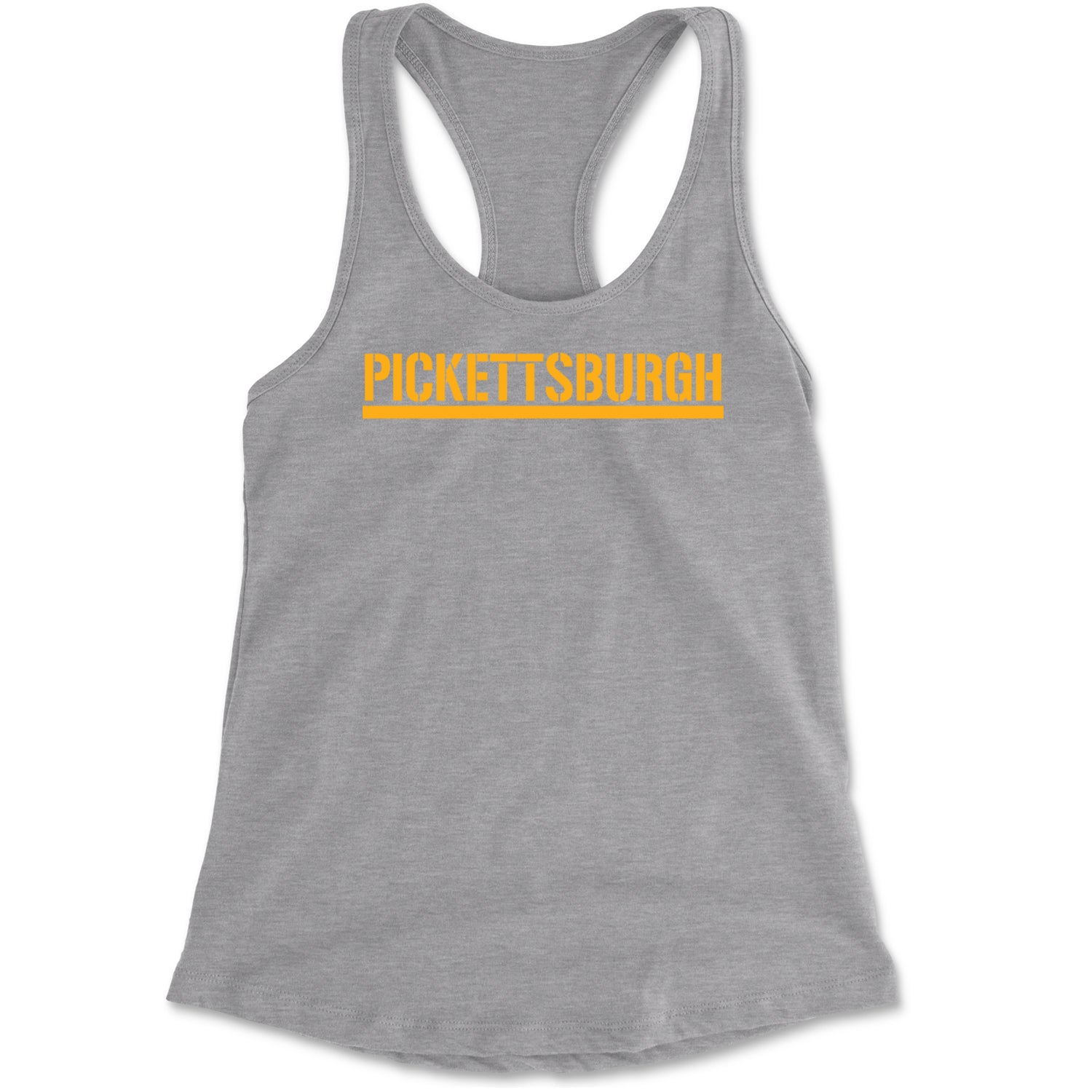 Pickettsburgh Pittsburgh Football Racerback Tank Top for Women Black