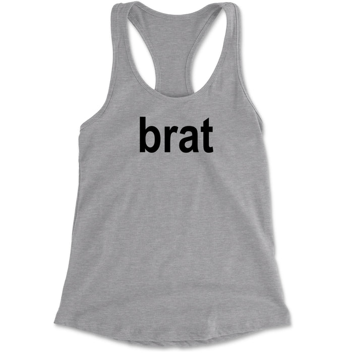 Brat Lime Green I'm So Julia Racerback Tank Top for Women