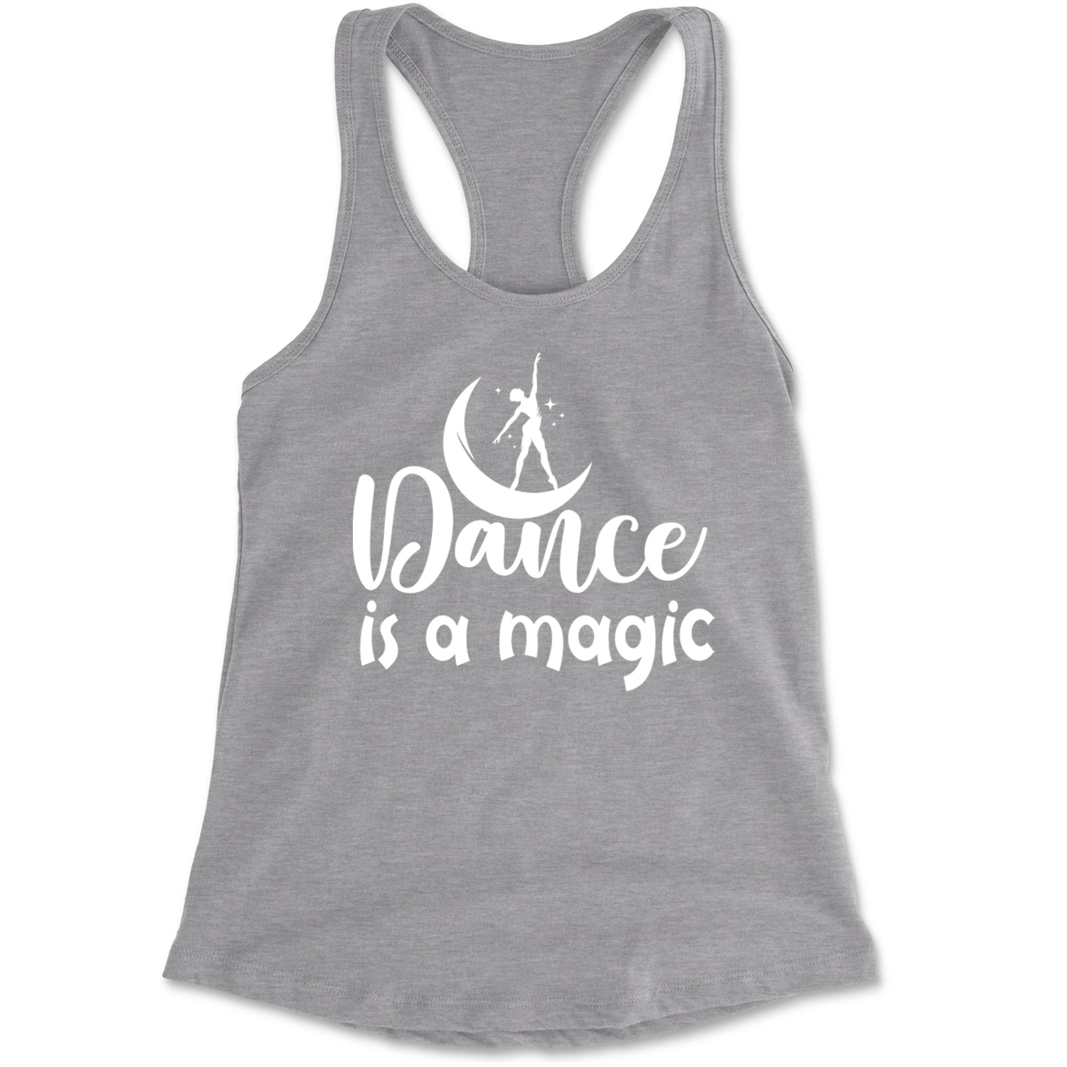 Dance Is Magic Racerback Tank Top for Women Black