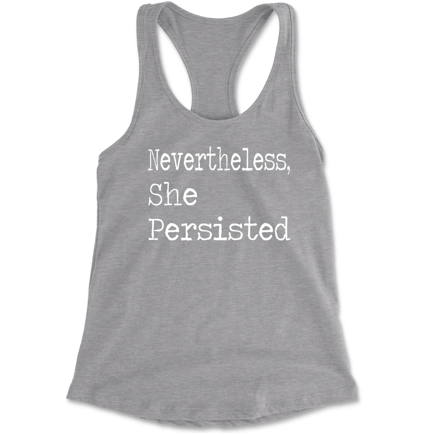 Nevertheless, She Persisted  Racerback Tank Top for Women Black